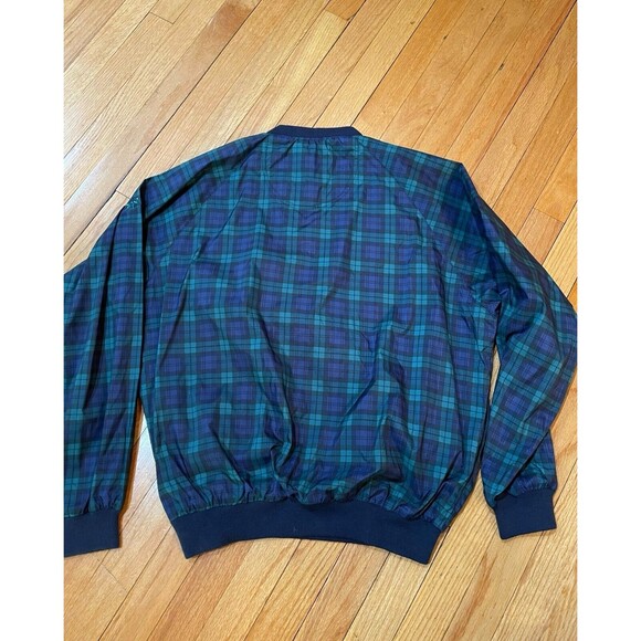 Vintage Thomas E Wilson Golf Windbreaker Pullover Jacket Mens M Tartan Plaid EUC - Picture 8 of 8